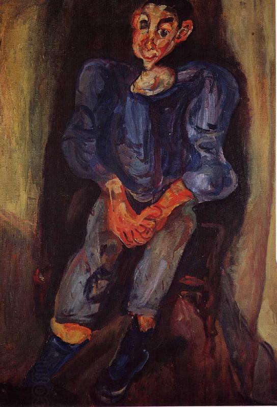 Chaim Soutine Boy in Blue China oil painting art